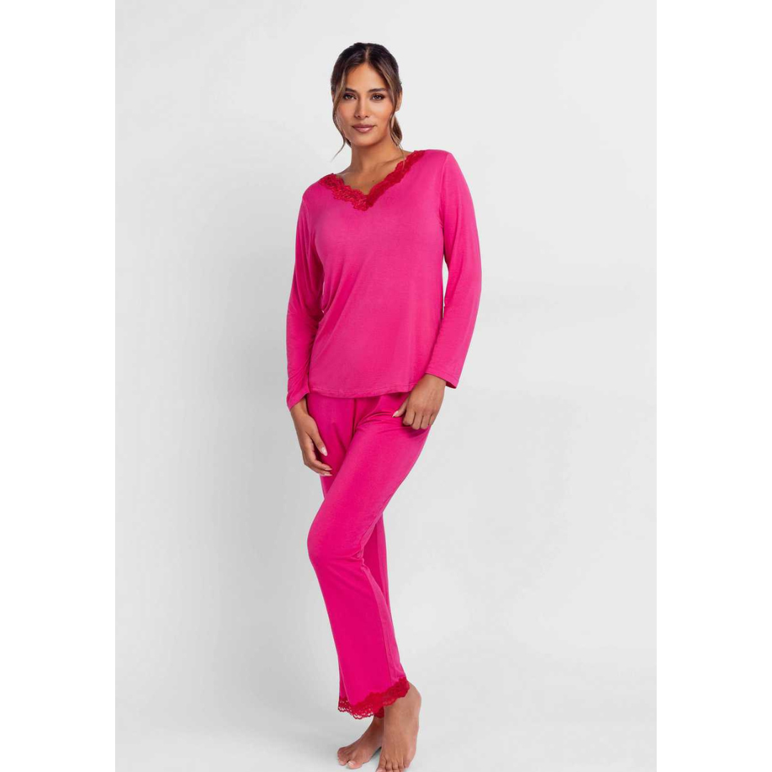 Pijama Origins Fucsia FXTO0019