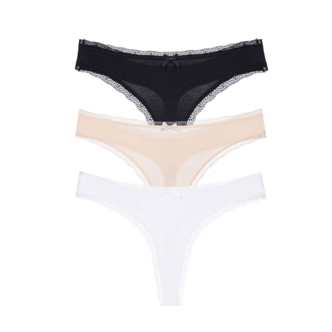 Pack 3 Calzón Colaless Algodón DTH01335