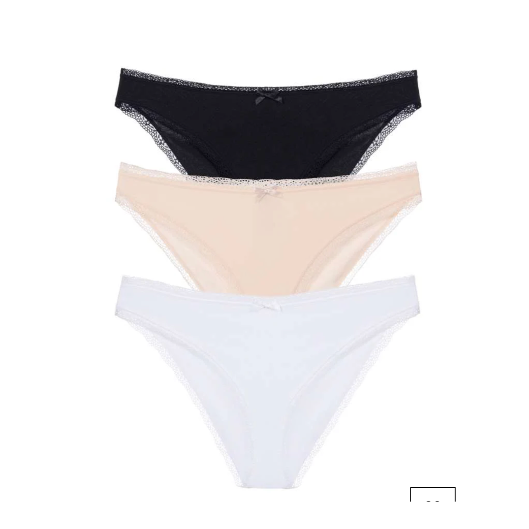 Pack 3 Calzón Bikini Algodón DBZ00635