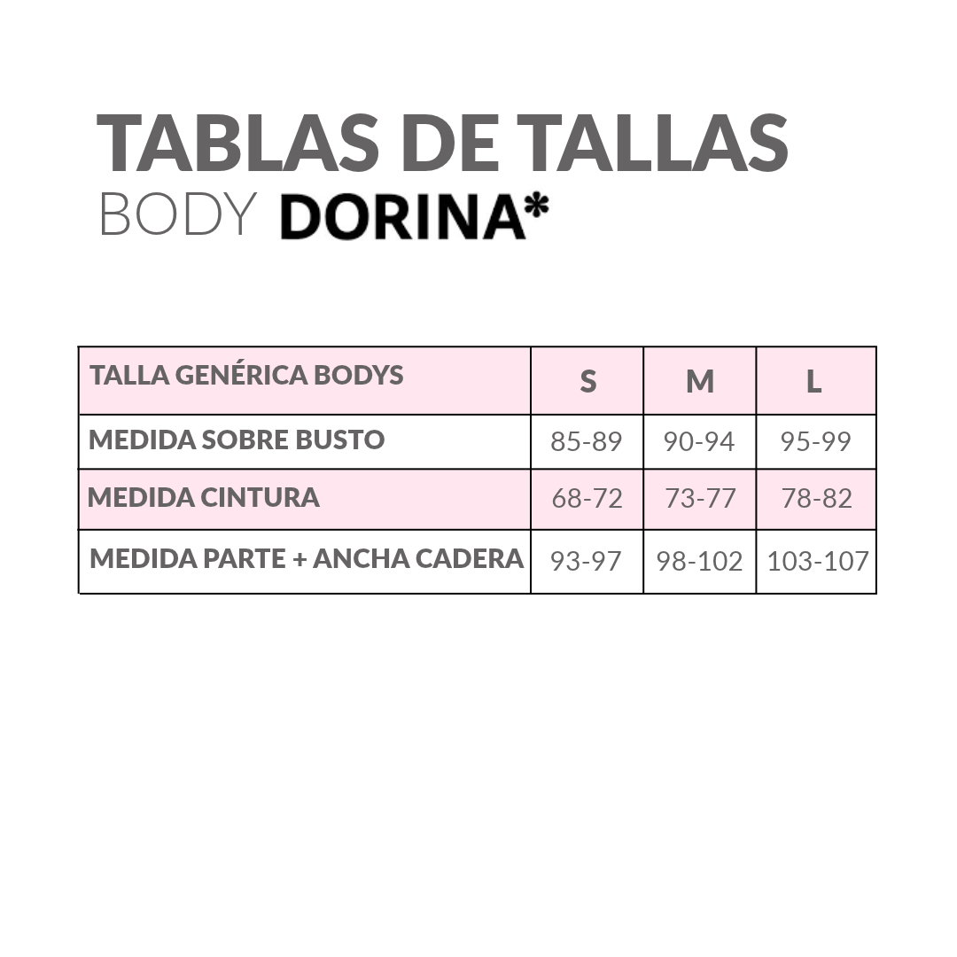 Body Encaje Perfect Lace DCBS01LA