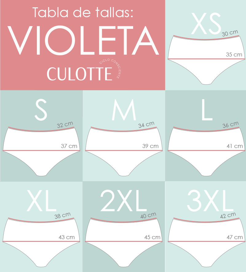 Calzón Menstrual Culotte Violeta FA